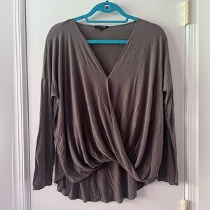 Fashion Nova Draped Top — Size Small